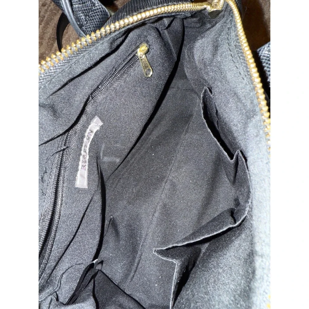 Reaction Kenneth‎ Cole Satchel Crossbody Bag Dome Purse Black Handbag $68 NWT